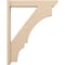 Ekena Millwork 5 1/2-in W x 30-in D x 38-in H Balboa Slat Rough Cedar Woodgrain TimberThane Outlooker, Primed Tan OUTUR055X30X38BOA24RCPR - alternate 2